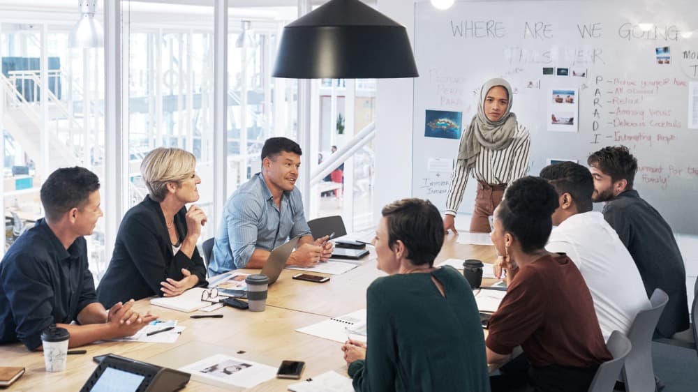 REENTRY entrepreneurship training workshop — participants working together